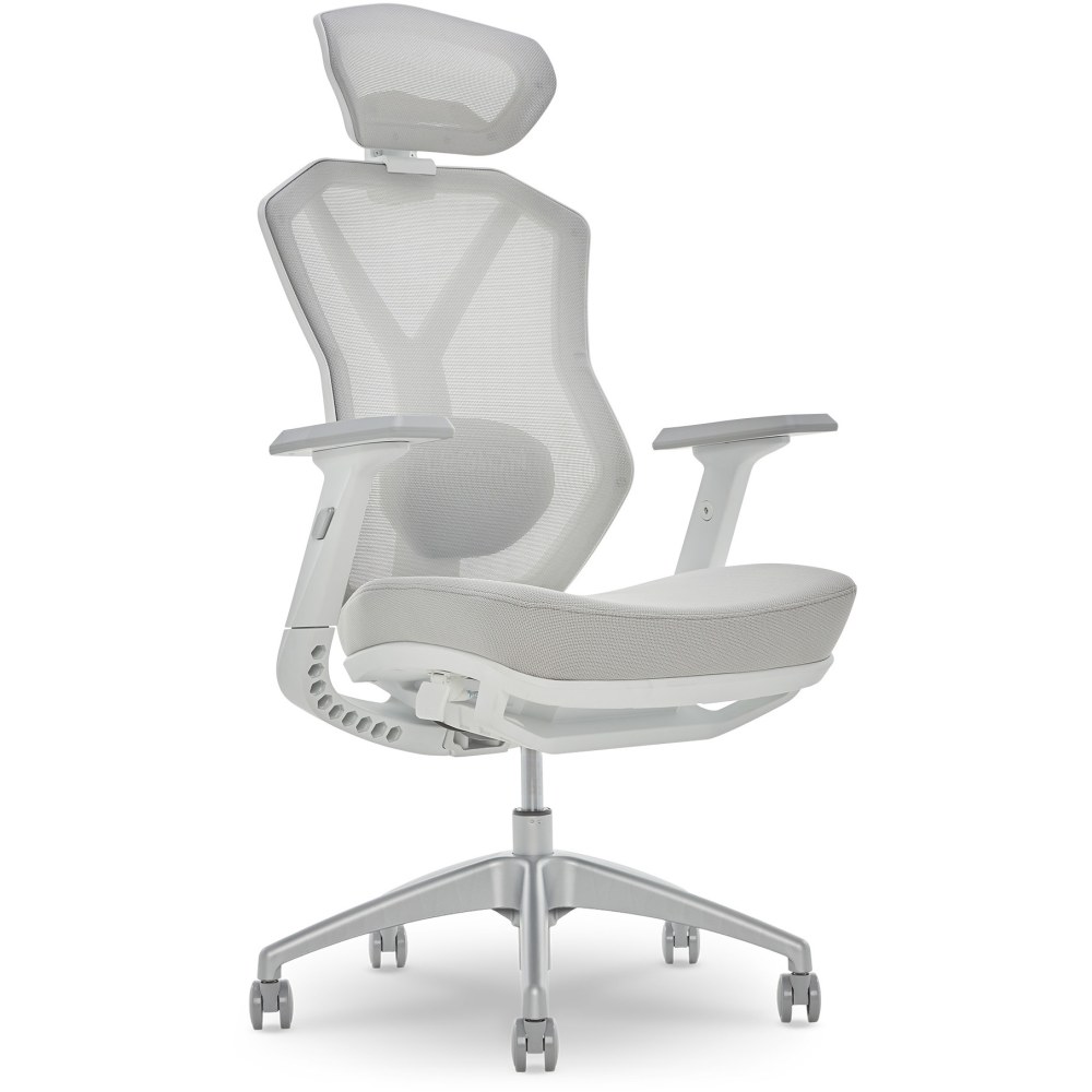 Lenovo Legion Ergonomic Mesh High-Back Gaming Chair, Light Gray/White MPN:52015LGRY
