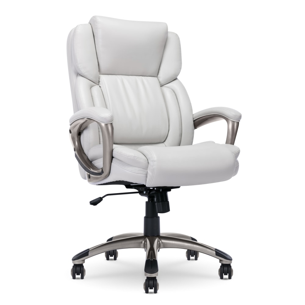Serta Garret Ergonomic Bonded Leather High-Back Executive Chair, White MPN:43520G