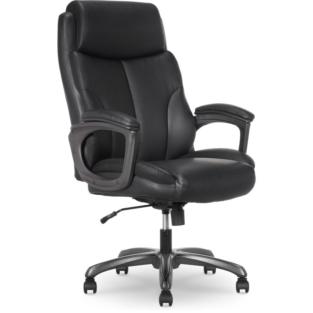 Thomasville Danvers Ergonomic High-Back Faux Leather Big & Tall Executive Office Chair, Black MPN:52403-BLK