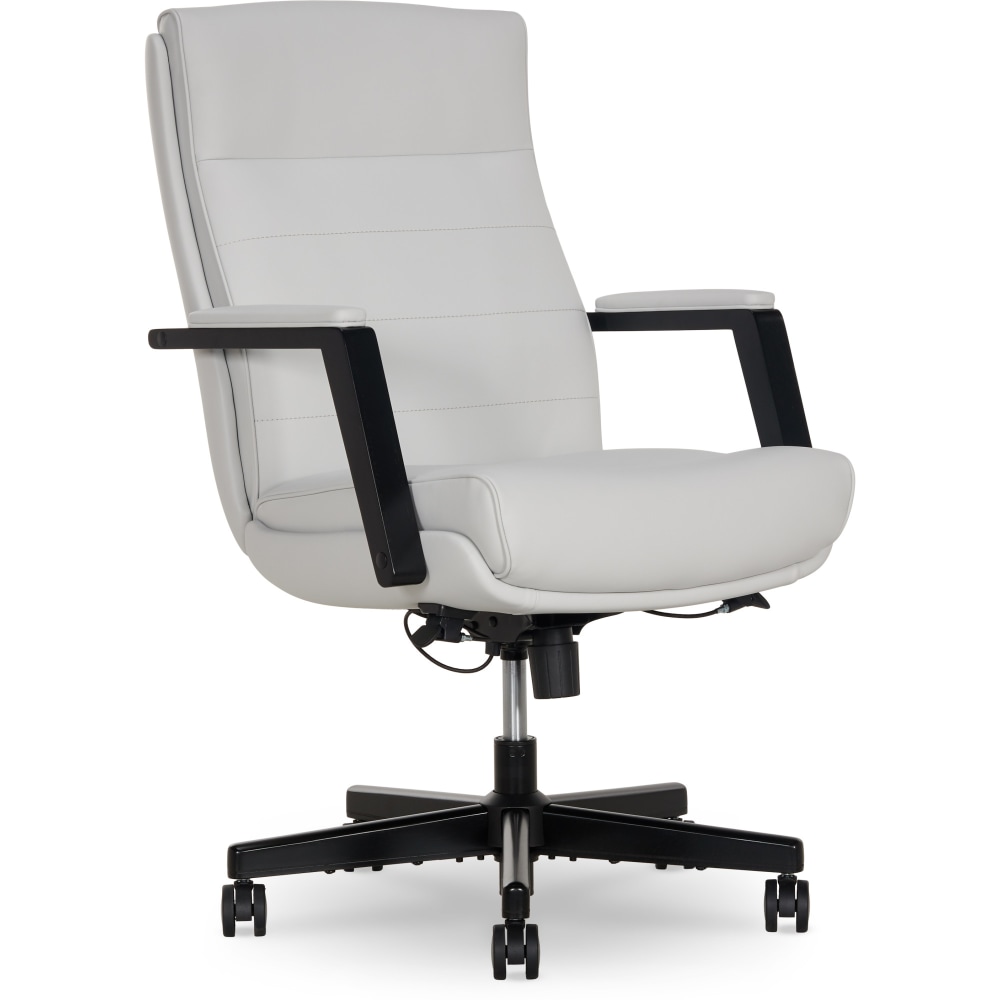 Thomasville Fendley Ergonomic Faux Leather Mid-Back Office Chair, Off-White MPN:52640-OWHT
