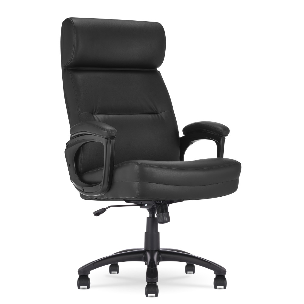 Serta Comfort Big & Tall Ergonomic Bonded Leather High-Back Executive Office Chair, Black MPN:CHR10131A