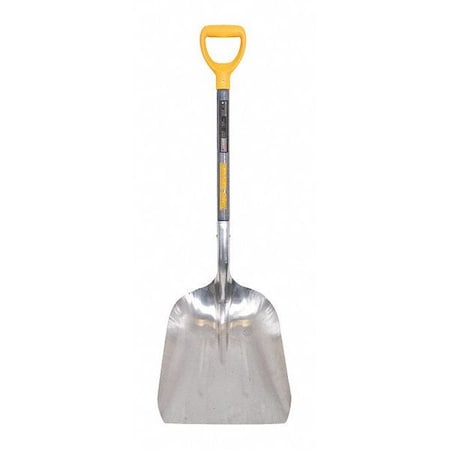 Scoop Shovel, Aluminum Blade, 27 in L Hard Wood Handle MPN:1670900