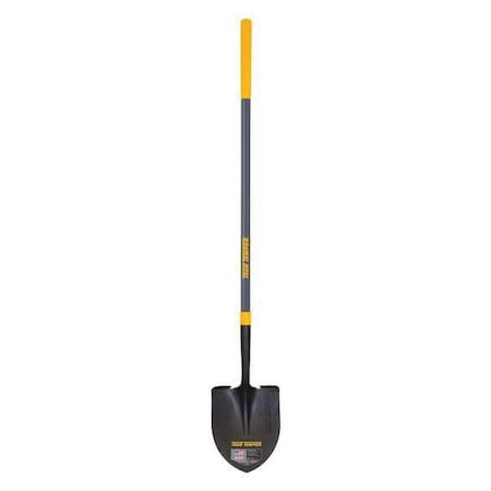 Round Point Shovel, Forged Steel Blade, 47 in L Fiberglass Handle MPN:2584300