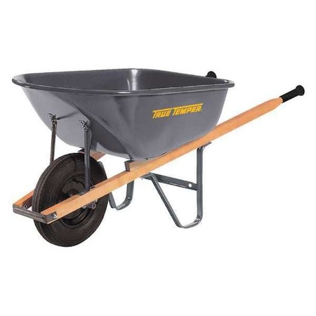 Steel Wheelbarrow, 6cu. ft. MPN:R6FF25