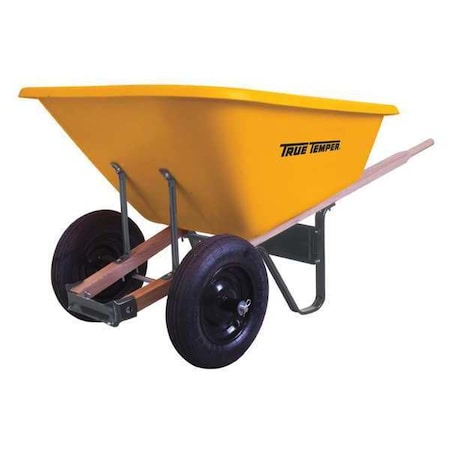 Wheelbarrow 8 CU. FT. Poly Dual Whl MPN:RP810