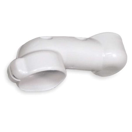 1-1/4- 1-1/2 Dia, Molded Vinyl, White, -, Offset Tailpiece Wheelchair Strainer Assembly MPN:82195