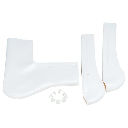 PVC, Soft Guard Plus, P-Trap (Two Supply and Valve Covers) MPN:82525