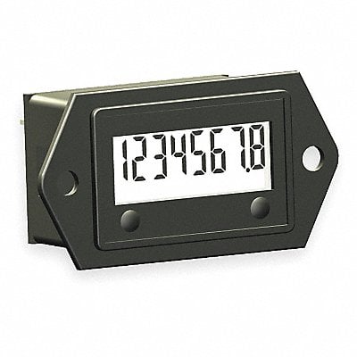 LCD Hour Meter 2-Hole 1.10 in Flange MPN:3410-0000