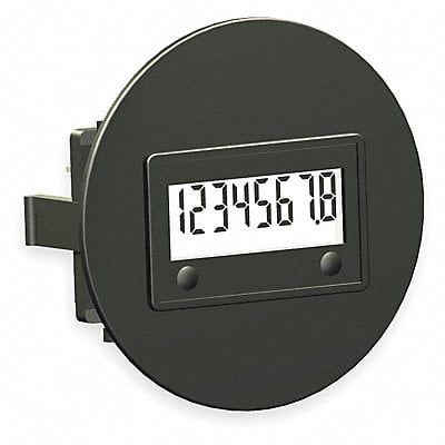 LCD Hour Meter SAE Round Flush 8 digit MPN:3410-3000