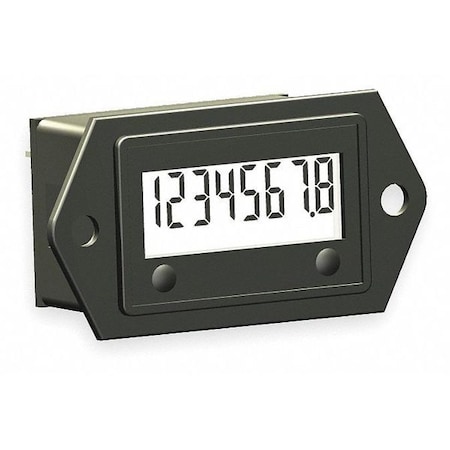 LCD Hour Meter, 2-Hole, 1.10 in Flange MPN:3410-0000