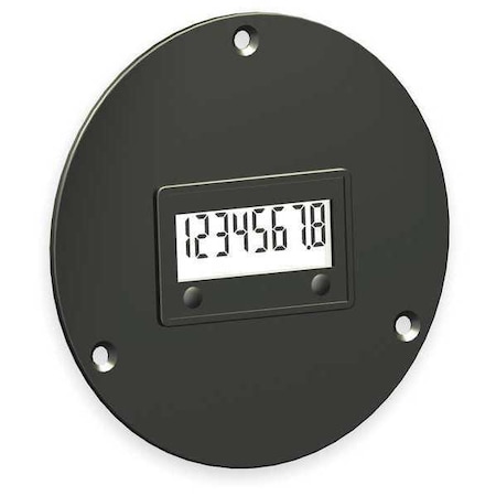 LCD Hour Meter, 3-Hole, 2.87 in Flange MPN:3410-1000