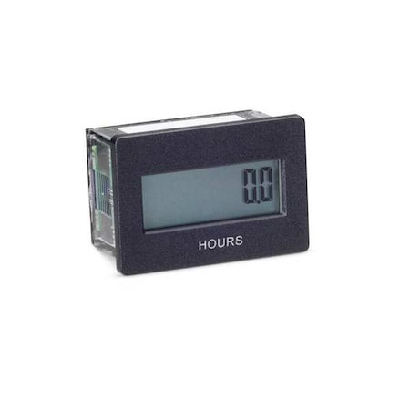 LCD Hour Meter, 1.60 in Flange, Mini Flush MPN:3410-2000