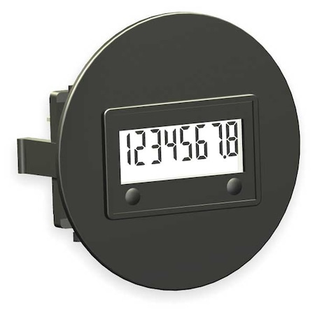 LCD Hour Meter, SAE Round Flush, 8 digit MPN:3410-3000