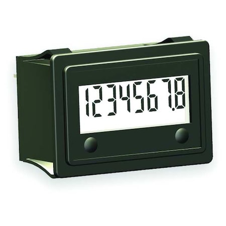 Hour Meter, Snap In Rectangular, LCD MPN:3410-5000