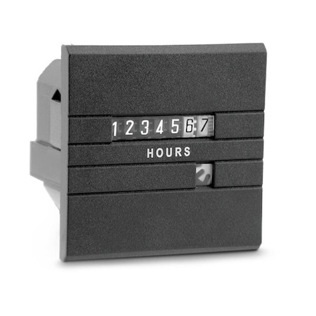 Hour Meter, Electromechanical, Square MPN:711-0190