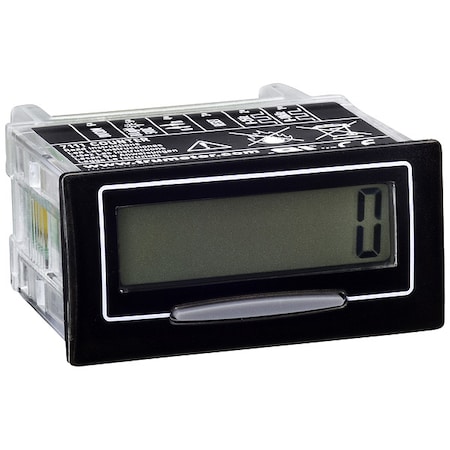 Counter, Rectangular Panel with Clip, Remote Signal, LCD MPN:7111