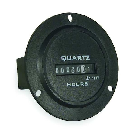Hour Meter, DC Quartz, Round, 3 Hole MPN:732-0001