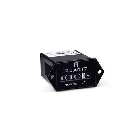 Hour Meter, DC Quartz, 2-Hole, Rectangular MPN:732-0004