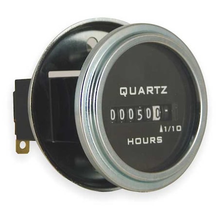 Hour Meter, Electrical, Round, 10-80VDC MPN:732-0013