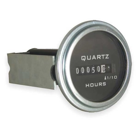 Hour Meter, Electrical, Round, 10-80VDC MPN:732-0023