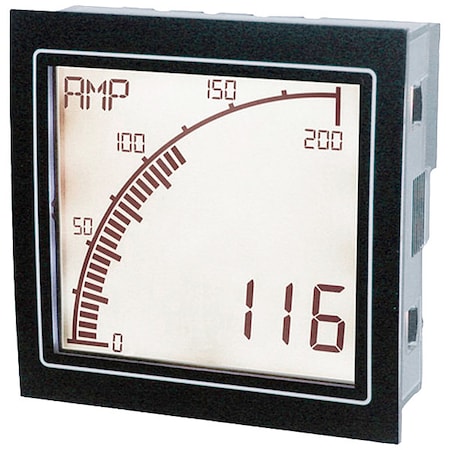 Analog Panel Meter, AC, 68mm x 68mm, Screw MPN:APM-AMP-APO