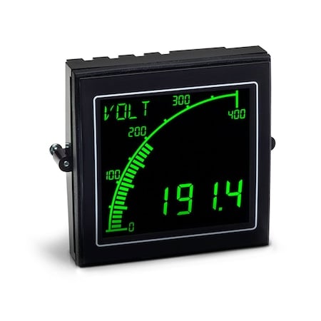 Analog Panel Meter, AC, 68mm x 68mm, Screw MPN:APM-VOLT-APO