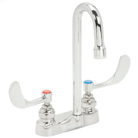 T&S® B-0892 Deck Mount Medical Lavatory Faucet Swivel/Rigid Gooseneck 2.2 GPM 4