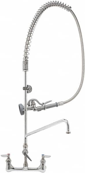 Riser with Spring Guide, 2 Way Design, Wall Mount, Wall Pre Rinse Faucet Assembly MPN:B-0133-01