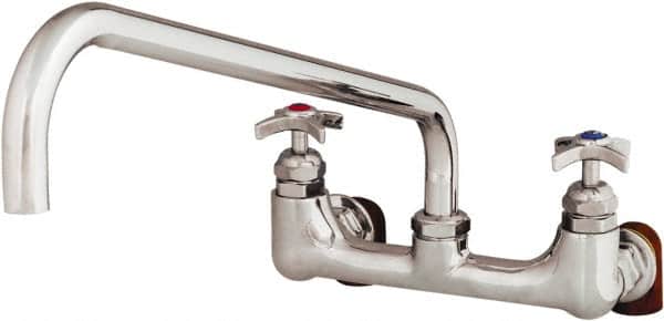 Straight Spout, 2 Way Design, Wall Mount, Industrial Sink Faucet MPN:B-0291