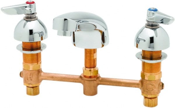 Lever Handle, Deck Mounted Bathroom Faucet MPN:B-2990