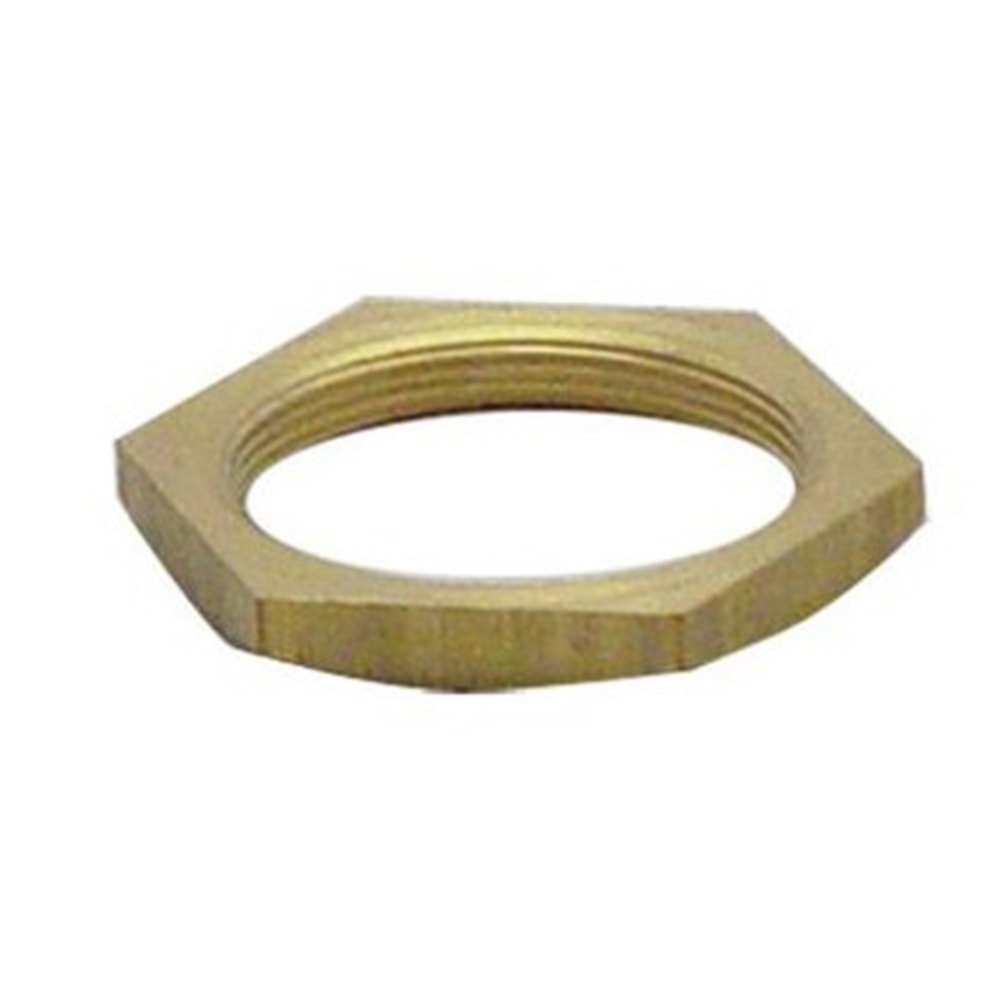 T&S Brass Body Bottom Lock Nut, 1-1/2in, 1-1/4-24 UNS Female Threading MPN:000960-20