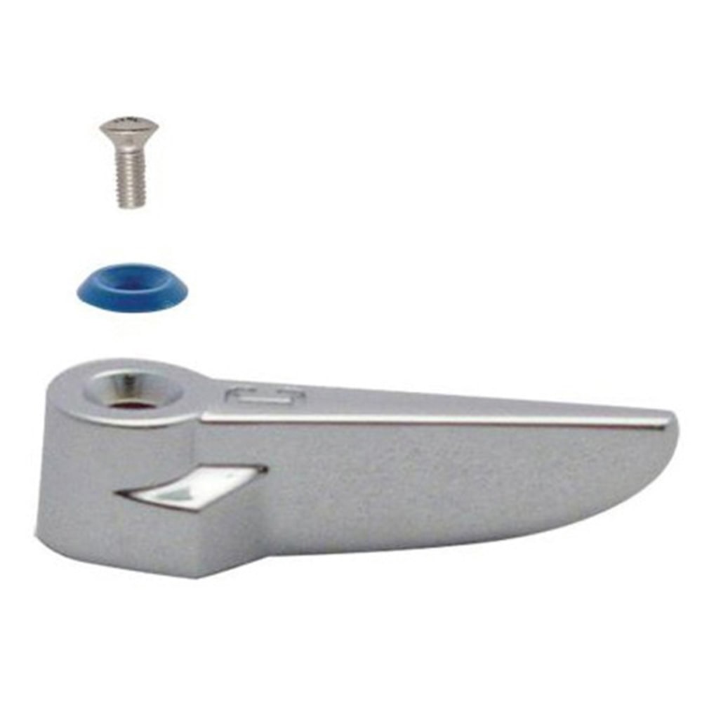 T&S Brass Cold Faucet Handle, 5/8inH x 1inW x 2-1/4inD, Silver MPN:001636-45M50