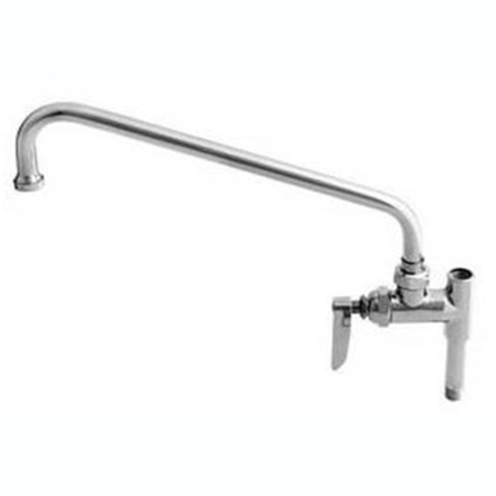T&S Brass Pre-Rinse Add-On Faucet, Stream Regulator Nozzle, 12in, Stainless MPN:B-0156-M
