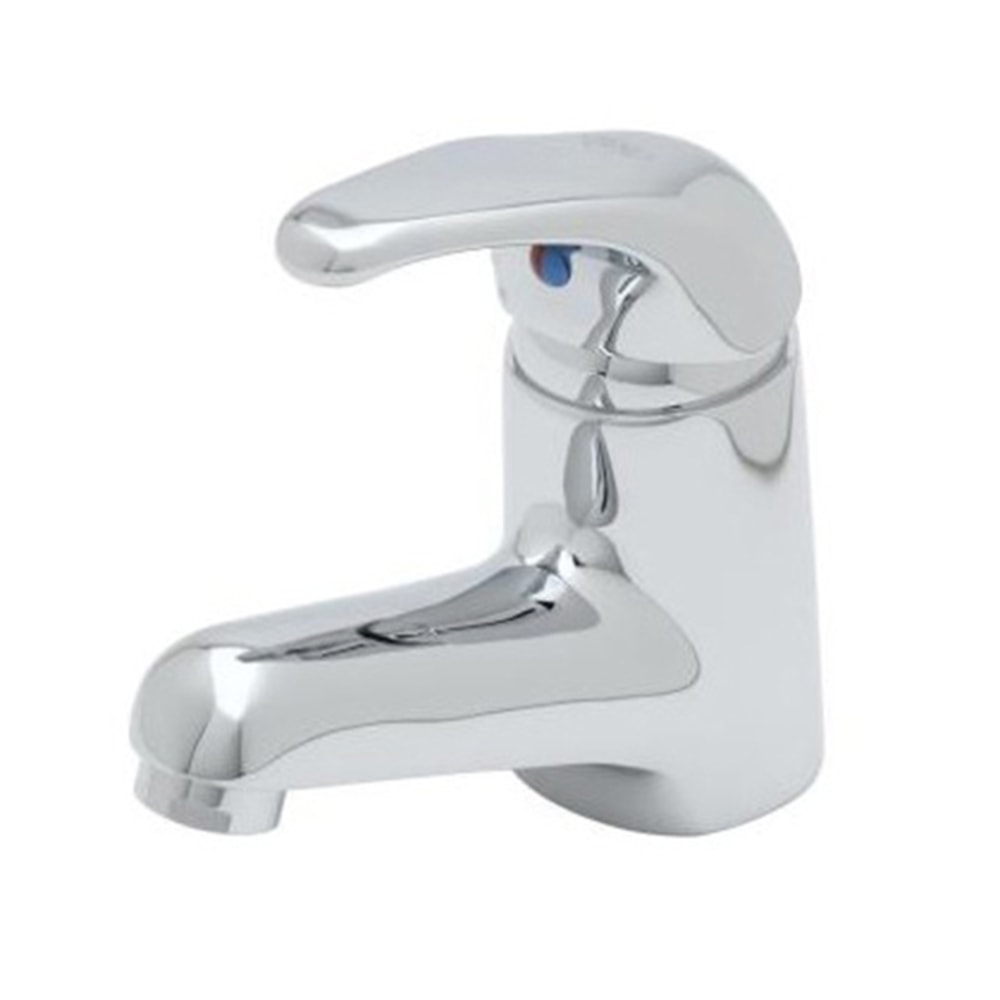 T&S Brass Single-Hole Deck-Mount Single-Lever Faucet, 5in Spout, Chrome MPN:B-2701