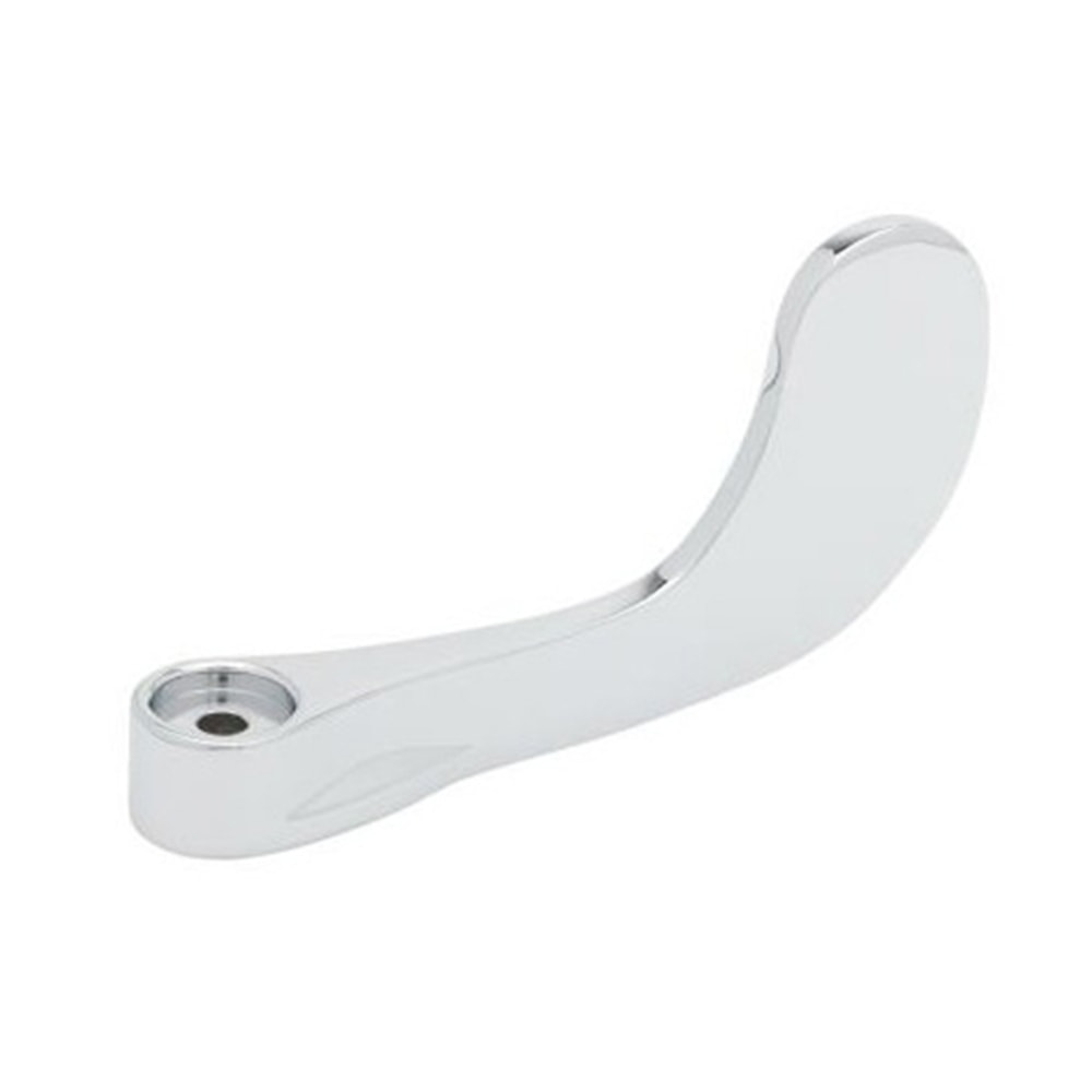 T&S Brass Hot/Cold Wrist Blade Faucet Handle, 4in, Chrome MPN:B-WH4-NS