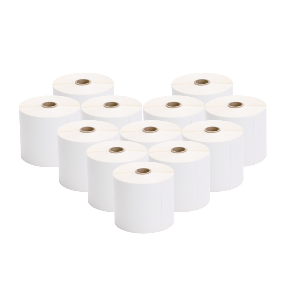 TSC Auto ID Barcode Labels, Rectangular, 6in x 4in, 460 Labels Per Roll, Carton Of 12 Rolls MPN:DT-400600-5-01