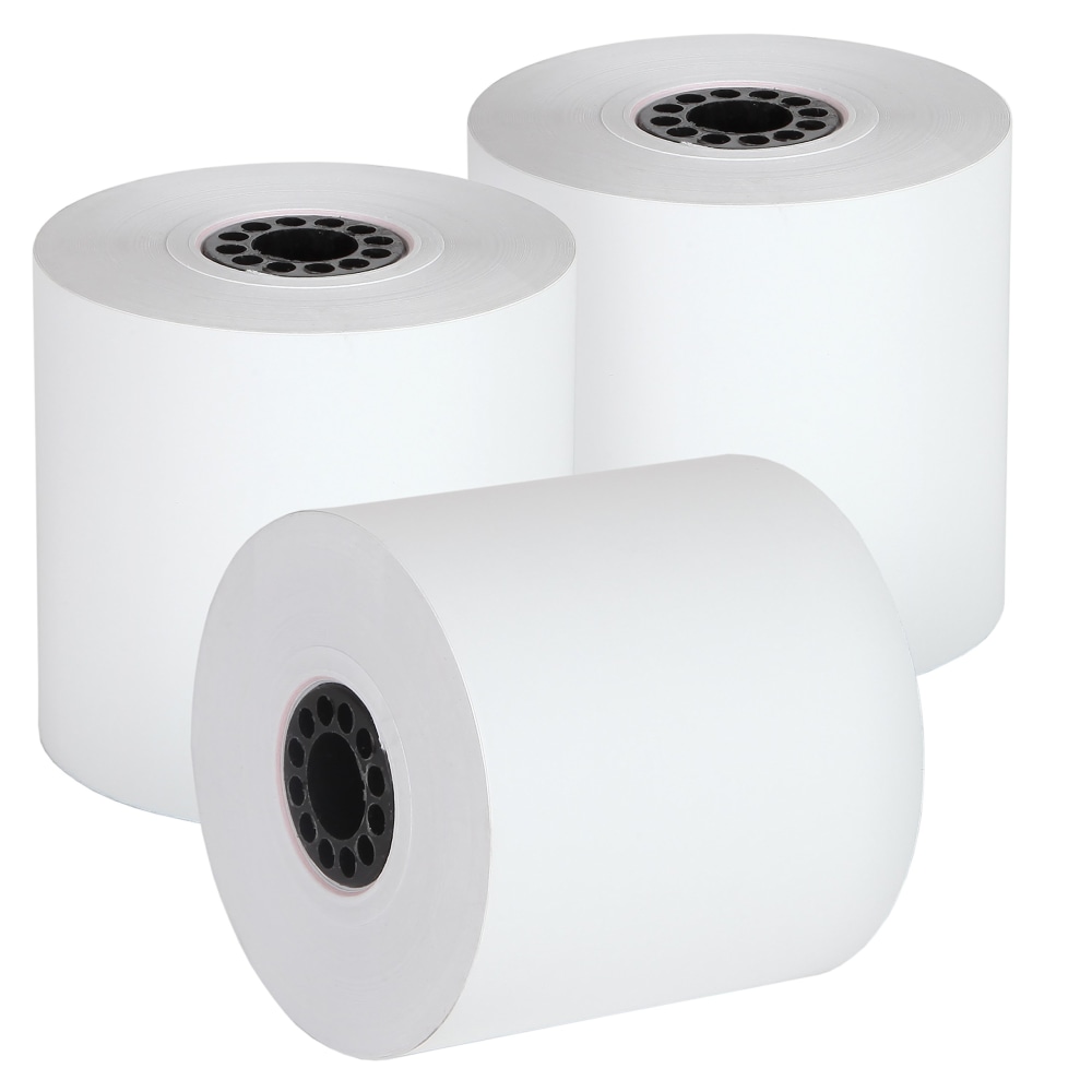 Alliance Phenol-Free Thermal POS Rolls, 3-1/8in x 230ft, White, Carton Of 50 Rolls MPN:3736