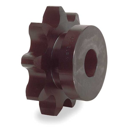 Single Strand Sprocket, Plain, 160 Chain Size, 1-3/8 Bore Dia., 8 # of Teeth MPN:160B8