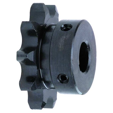 Single Strand Sprocket, Fixed, 40 Chain Size, 1/2 Bore Dia., 14 # of Teeth MPN:40B14F-1/2