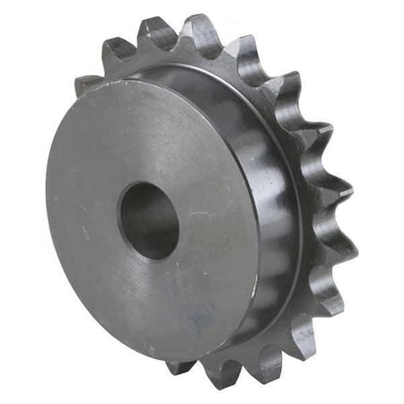 Single Strand Sprocket, Fixed, 40 Chain Size, 1/2 Bore Dia., 9 # of Teeth MPN:40B9F-1/2