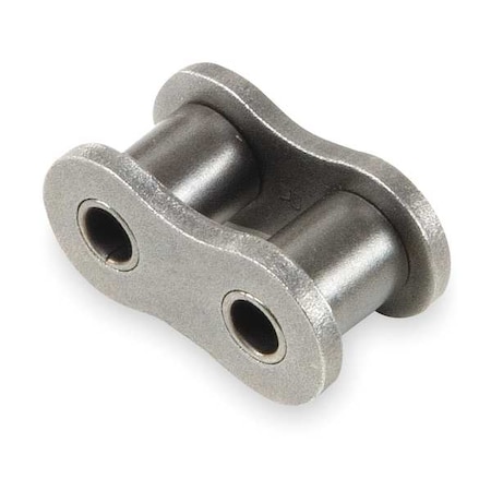 Roller Link, Steel, Riveted Pin, 1 35/64 in MPN:80HRL