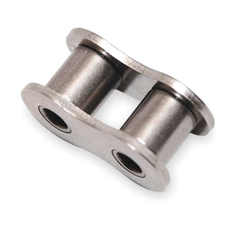 Roller Link, SS, Riveted Pin, 1 25/64 in MPN:80SSRL