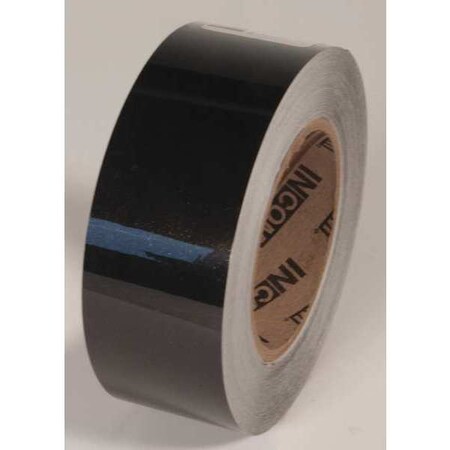 Tuff Mark Ultra Durable Floor Marking Tape Polyester Over Lamination Black, 2