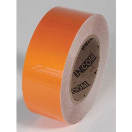 Tuff Mark Ultra Durable Floor Marking Tape Polyester Over Lamination Orange, 2