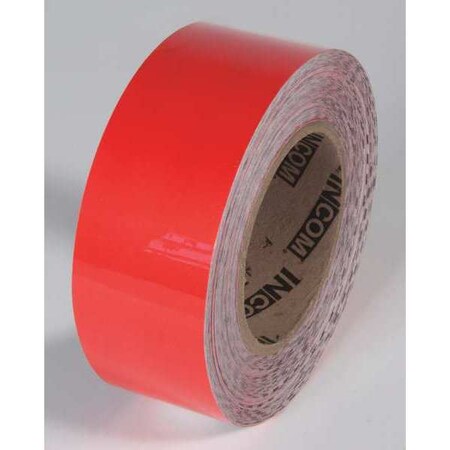Tuff Mark Ultra Durable Floor Marking Tape Polyester Over Lamination Red, 2