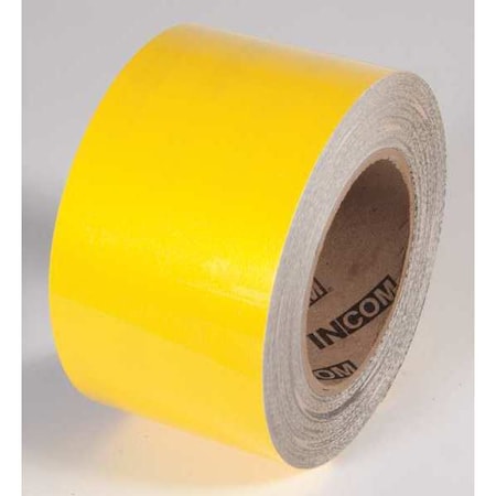 Tuff Mark Ultra Durable Floor Marking Tape Polyester Over Lamination Yellow, 3