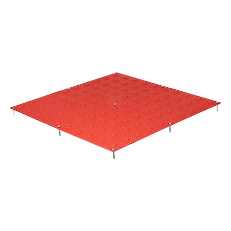 Detectable Warning Tile Steel Brick Red, 60 in W x 24 in L, 1/16 in Thick MPN:GV246016-UM-BRD-1