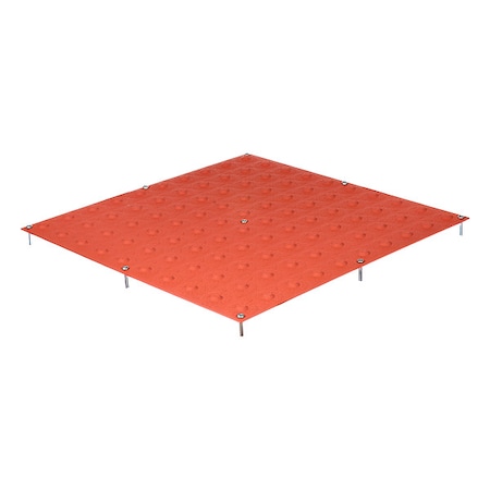 Detectable Warning Tile Steel Colonial Red, 60 in W x 24 in L, 1/16 in Thick MPN:GV246016-UM-CRD-1
