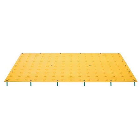ADA Warning Pad Polymer Yellow, 2 ft W x 3 ft L, 7/16 in Thick MPN:TT2436-SA-YEL-1