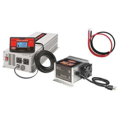 Automatic Battery Charger/Inverter, Charging, 45A, 1500W MPN:ICM15245